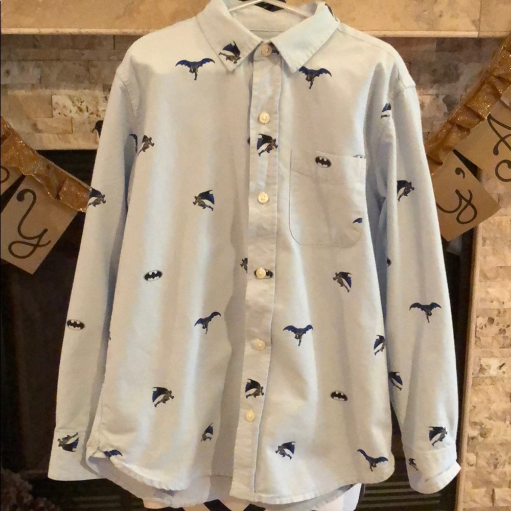 Gap Batman Dress Shirt